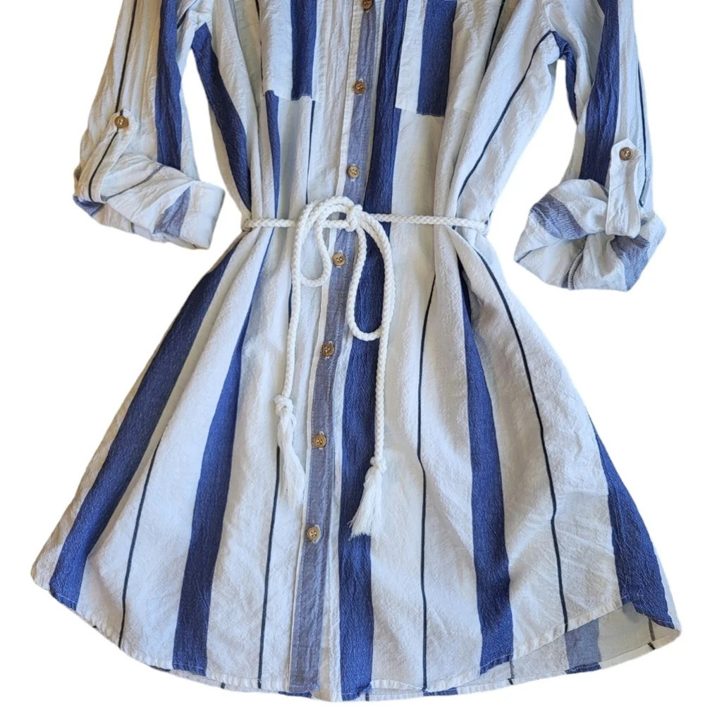 I.M.A. Luxury‎ Collection Grecian Button-up Dress with Rope Belt - Picture 3 of 9